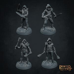 Raiders x4 (25mm Bases)