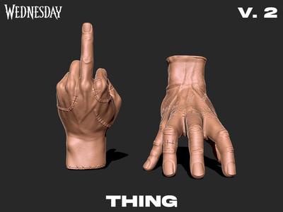 Thing V-2 Wednesday series 3D Print model