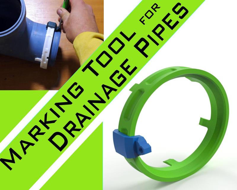 Marking Tool for Drainage Pipes