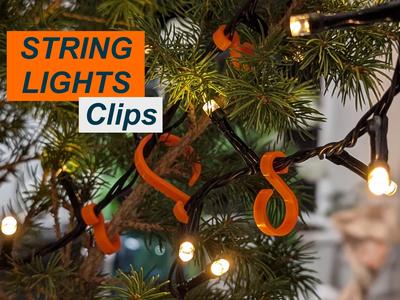 String Lights Clips (Christmas fairy light hook)