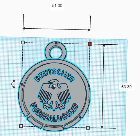 Germany FC keychain