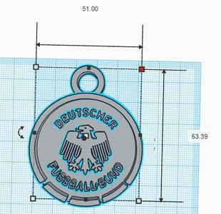 Germany FC keychain