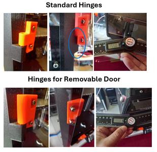 Better hinges for enXLosure Removable Door
