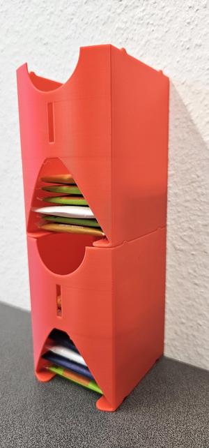 stackable tea bag dispenser V2