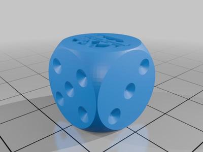 WARHAMMER 16mm dice with SERAPHON / LIZARDMEN logo