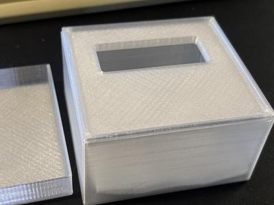Dispenser box for beauty wipes (Aldi) - FreeCAD Fully Parametric Design