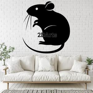 Mouse 2D Wall Art/Window Art - Digital STL & SVG File