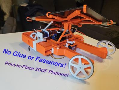 XRP Solar Panel Module with 2DOF Platform