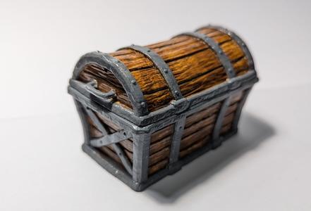 Treasure chest with interior