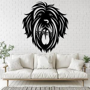 Briard Dog Face 2D Wall Art/Window Art
