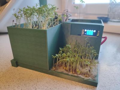 flower seed grow pot (for pimoroni growhat and Raspberry Pi Zero2)