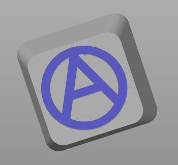 anarkeycap - anarchy keycap (cherry)