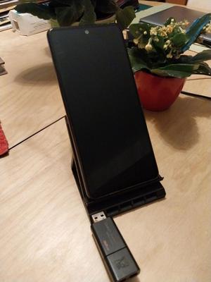 Simple phone stand with usb holders