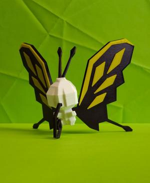 Beautifly Low Poly Pokemon