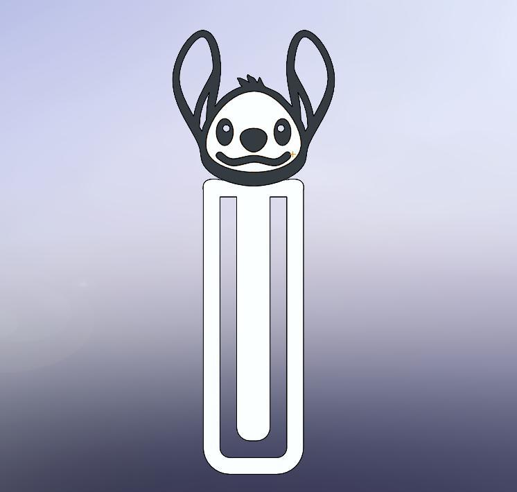 Stitch bookmark Disney character