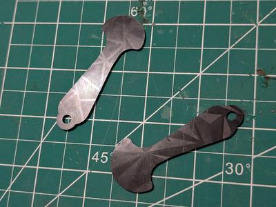 Removable Labelled Canada Cart Keys (Loonie and Quarter)