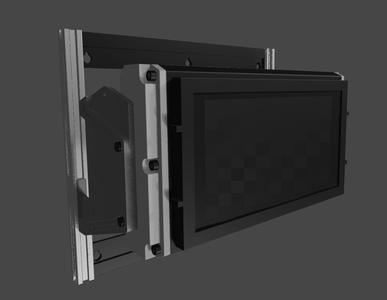 STARFIELD Inspired RPI Touch Screen Case v1 (233mm) - REVISED