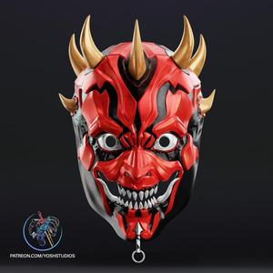Sengoku Darth Maul Mask Samurai 3D Print File STL