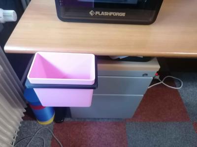 Bin holder for bigger screws