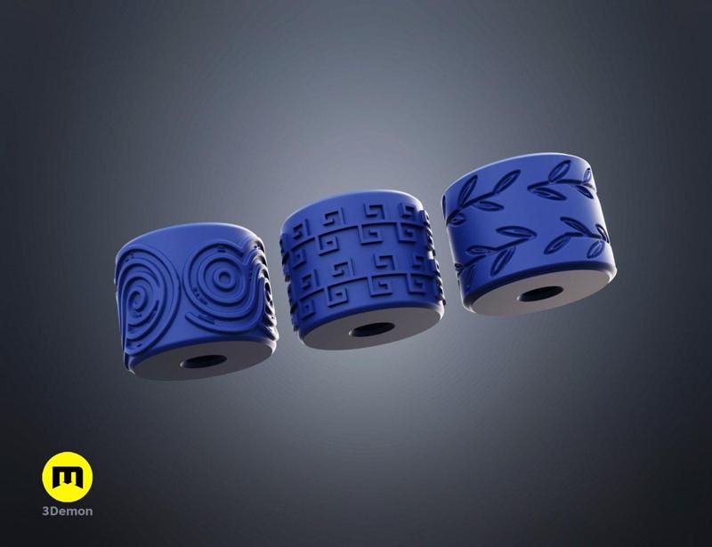 Texture Rollers – Greek Patterns Vol.1 (1–3)