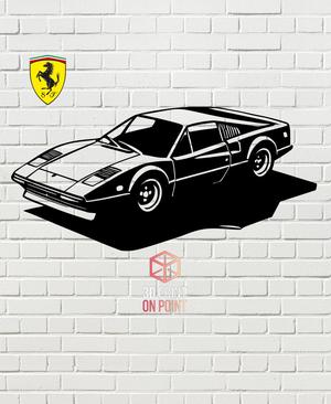 FERRARI 308 GTB - 2D WALL ART #1