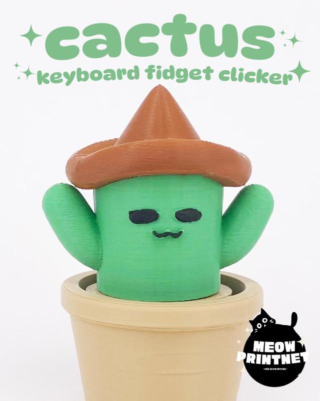Cactus Keyboard Fidget Clicker