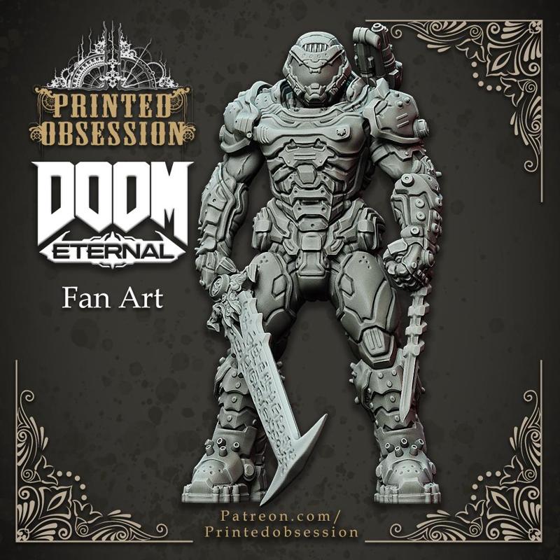 Doom Guy - Doom Eternal - 30cm Model