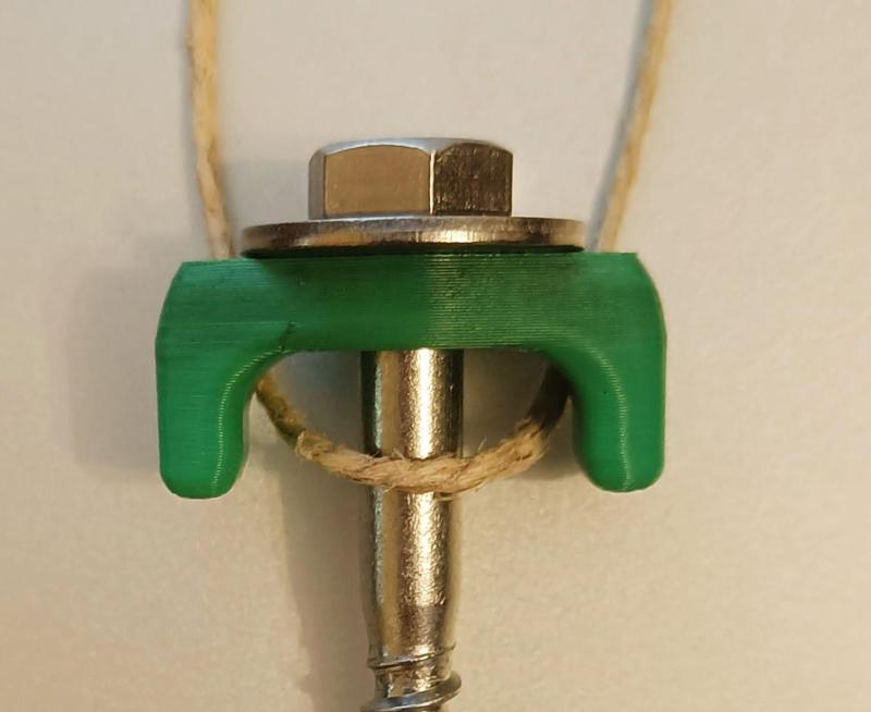 Screwable tent peg (filament-efficient)