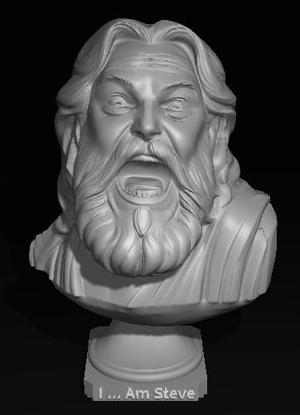 I ... Am Steve (bust)
