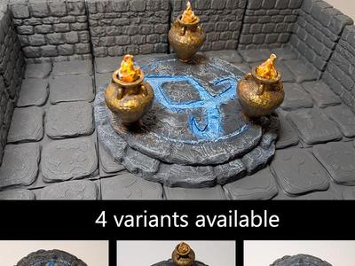 Cleansing shrine - DND terrain  (supportless)
