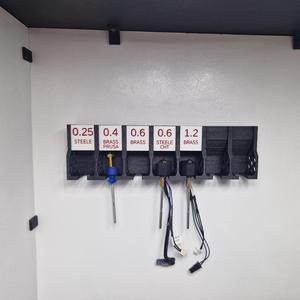 Labels for dteng's Nextruder nozzle holder