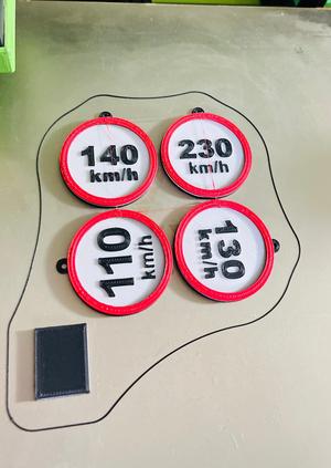 LLAVERO LIMITE DE VELOCIDAD / SPEED LIMIT KEY FOB