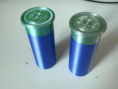 18650 battery case shotgun shell style