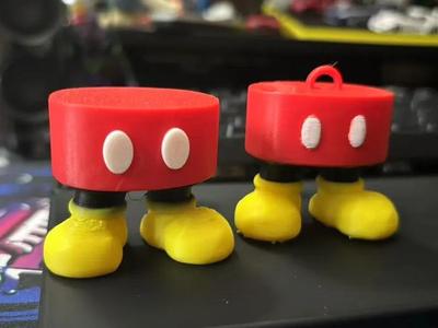 Mickey Mouse Miniature Stool, Shelf, Keychain