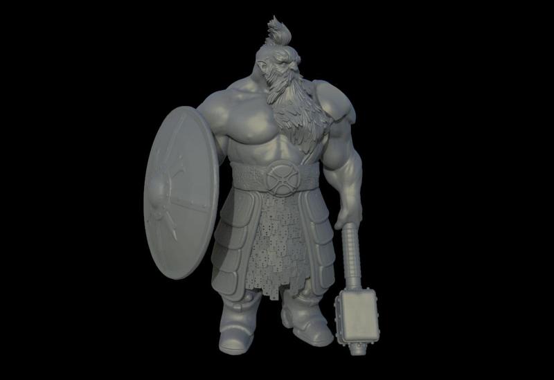 FREE sample Dwarf warrior