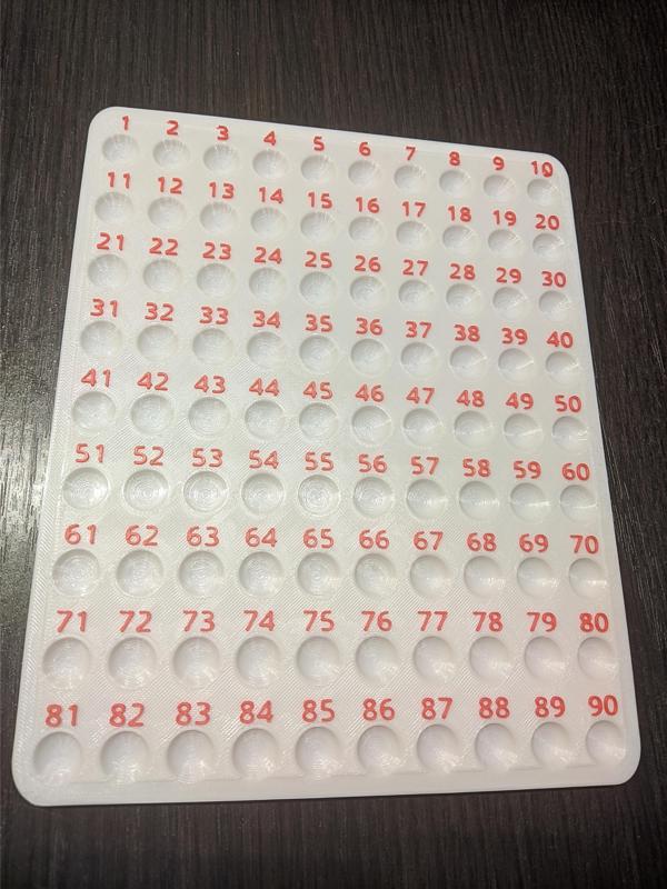 Bingo table