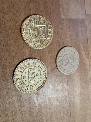 1664 Grocers Token Coin