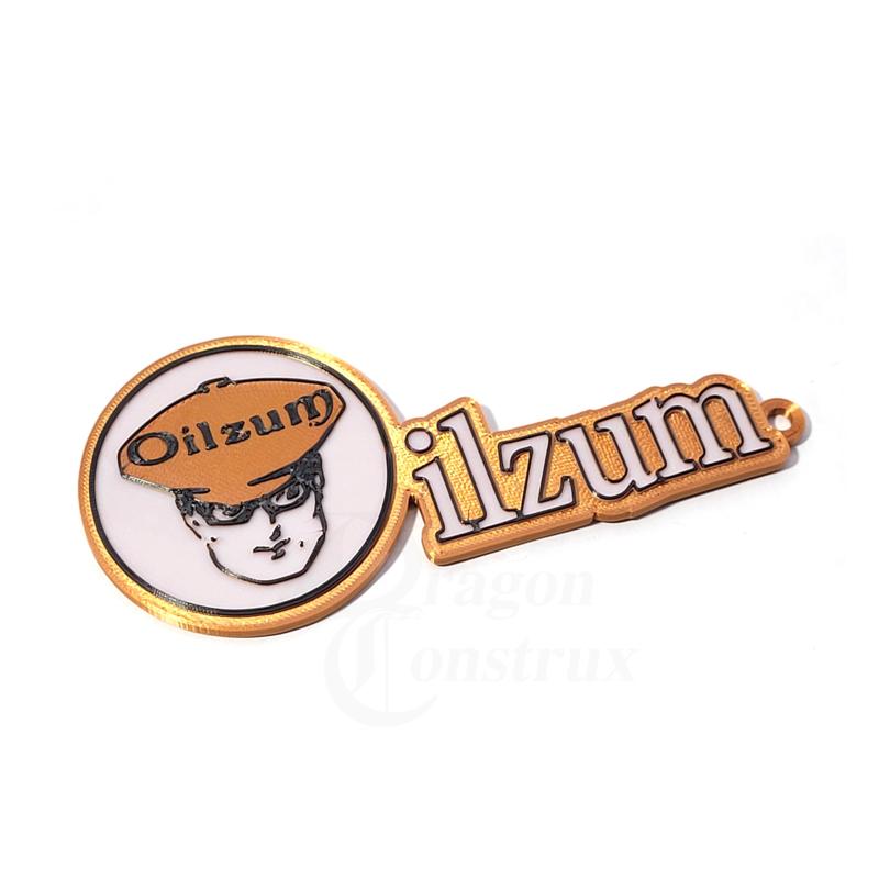 Oilzum Oil small sign and key chain ring Old School style