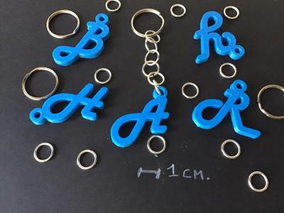 3d Letters for keychain and more
