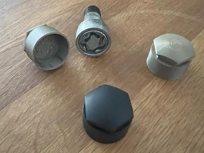 Locking Wheel Nut Cap VW Audi Seat Skoda Cupra