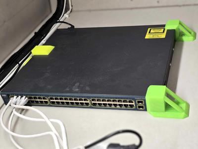 1U switch wall mount (or ceiling)