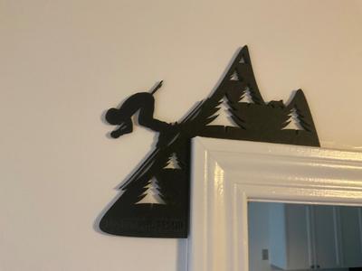 Skier - Door Frame Corner