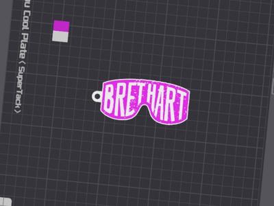 Bret Hart Keychain