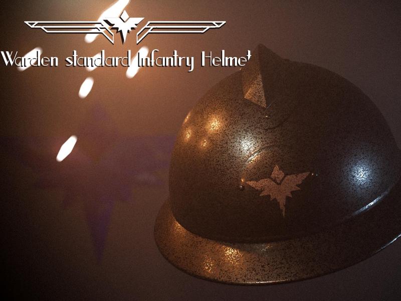 Standard Warden infantry helmet