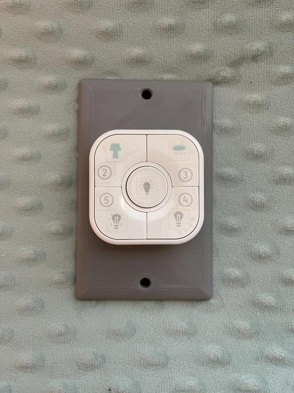 Cover Plate Mount for Onvis Apple Home 5 button switch