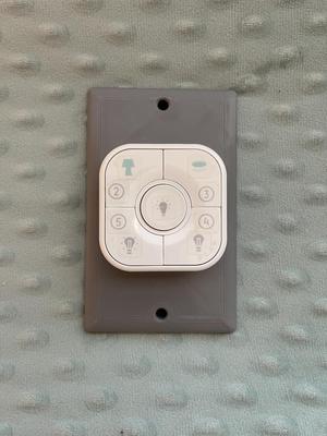 Cover Plate Mount for Onvis Apple Home 5 button switch