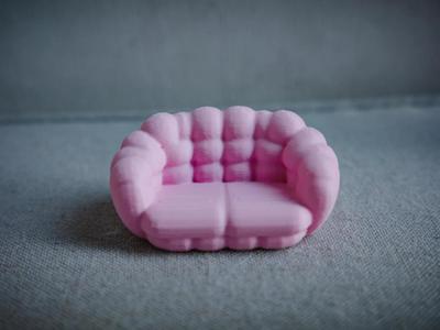 Miniature Sofa Chair Model