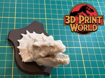 Dinosaur Hunting Trophy - Triceratops
