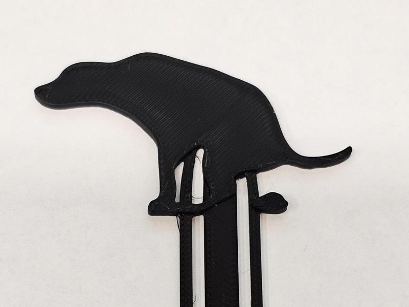 Simple Pooping Dog Bookmark - Commercial Use