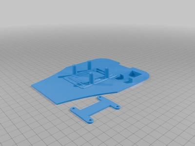 Atomrc Dolphin F405Wing Mini/Bn220 Gps rear mounting plate